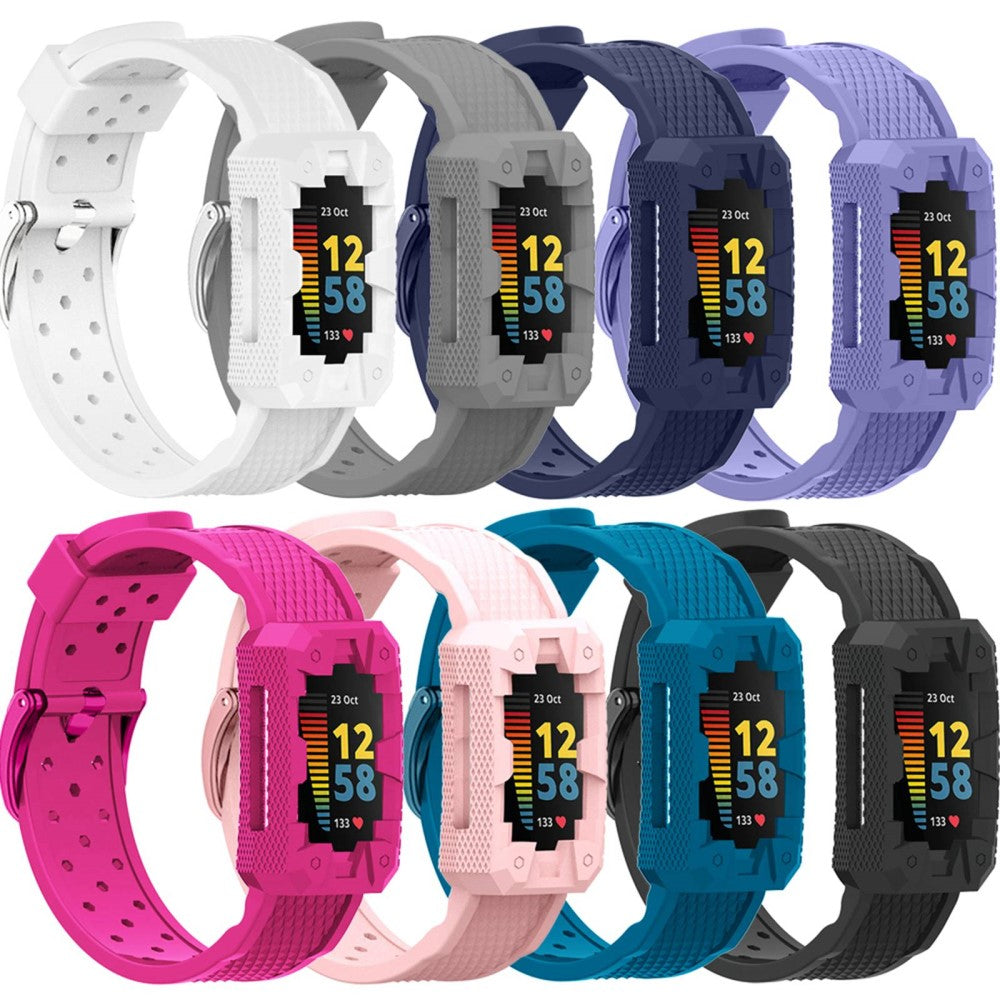 Fremragende Fitbit Charge 5 Silikone Urrem - Pink#serie_7