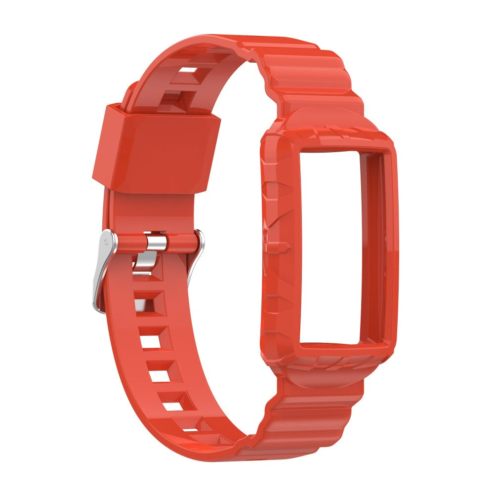 Vildt nydelig Universal Fitbit Silikone Rem - Orange#serie_4