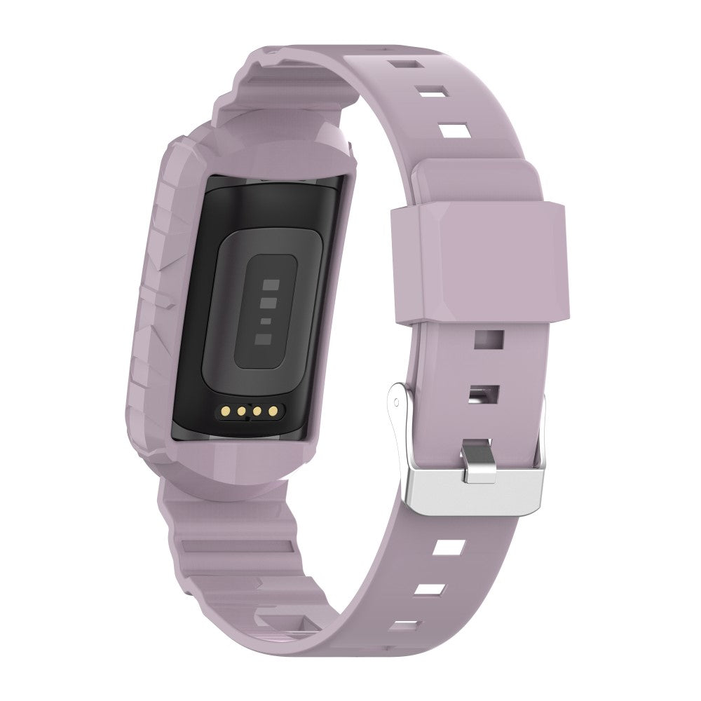 Vildt nydelig Universal Fitbit Silikone Rem - Lilla#serie_9