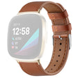 Wygodny Fitbit Smartwatch Skóra Naturalna Uniwersalne Pasek