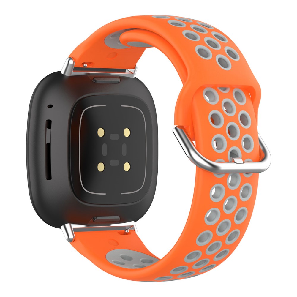 Tidsløst Universal Fitbit Silikone Rem - Orange#serie_3