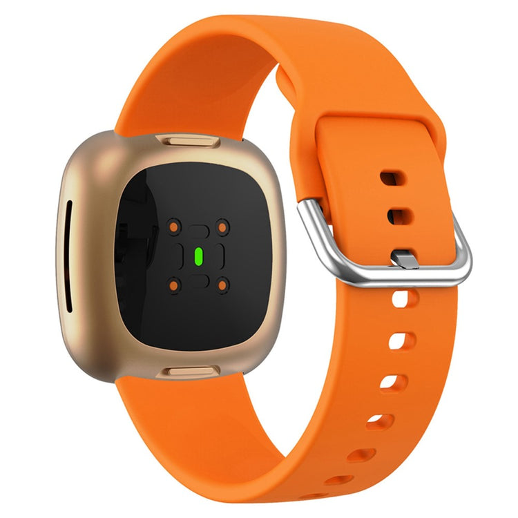 Rigtigt fed Universal Fitbit Silikone Rem - Orange#serie_2