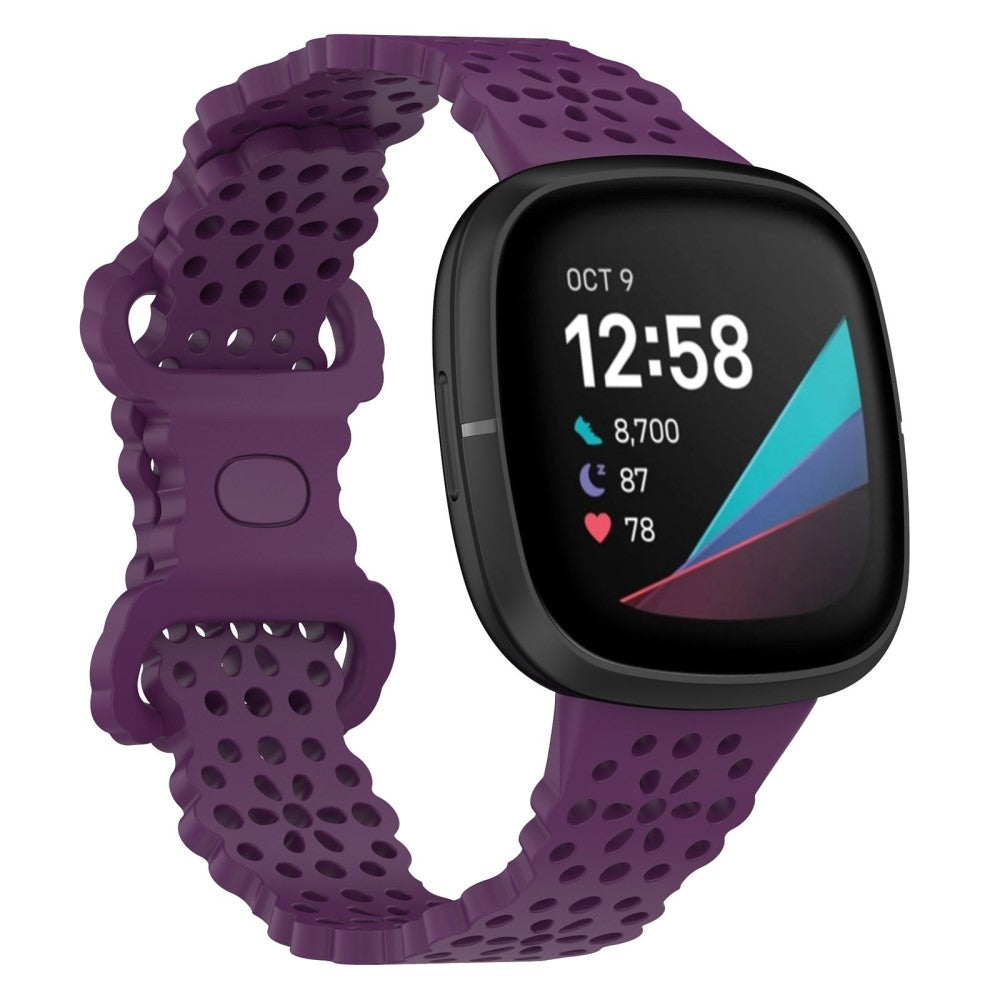 Super sejt Universal Fitbit Silikone Urrem - Lilla#serie_12