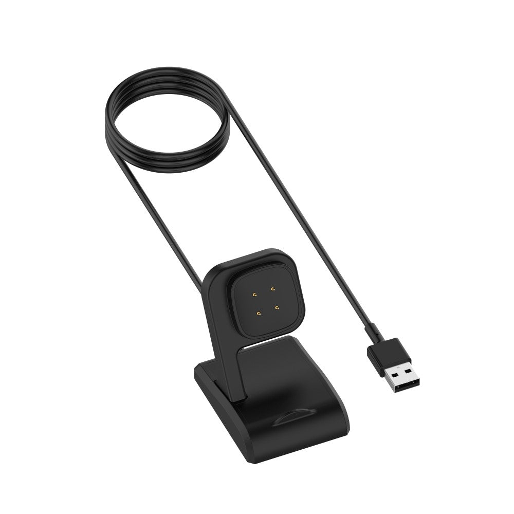 Plastik Universal Fitbit USB Ladestation - Sort#serie_031