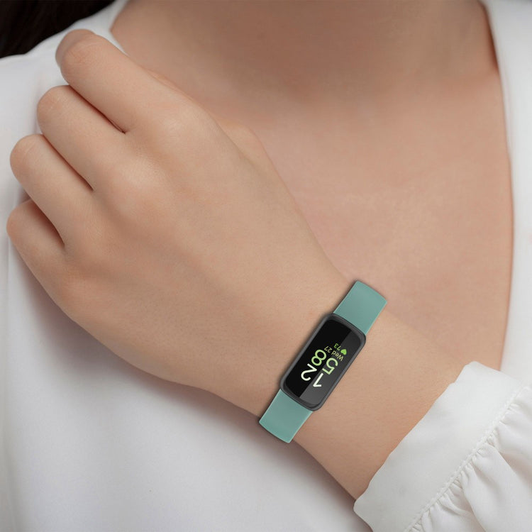 Helt vildt holdbart Fitbit Inspire 3 Silikone Rem - Lilla#serie_5