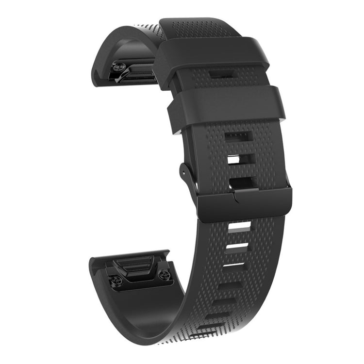 Rigtigt elegant Universal Garmin Silikone Rem - Sort#serie_2