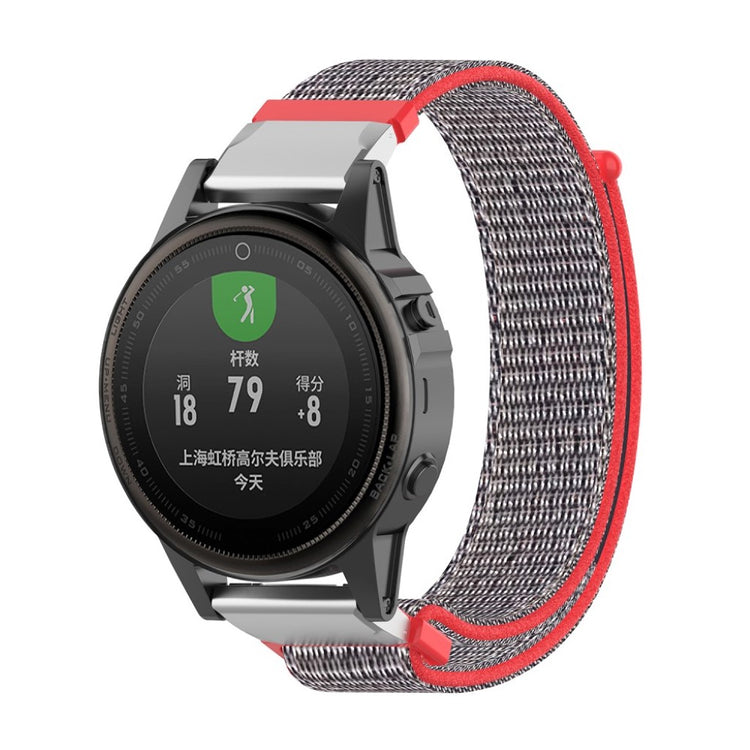 Meget sejt Garmin Fenix 6S / Garmin Fenix 5S Plus Nylon Rem - Flerfarvet#serie_7