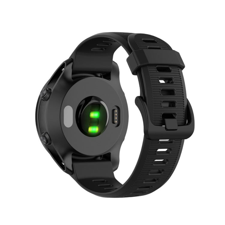 Rigtigt pænt Universal Garmin Silikone Rem - Sort#serie_1