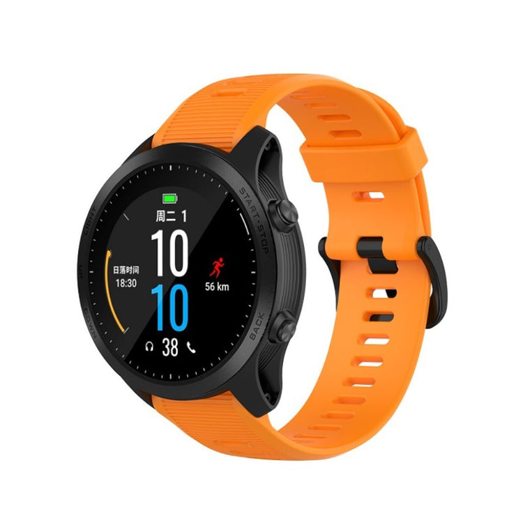 Rigtigt pænt Universal Garmin Silikone Rem - Orange#serie_6