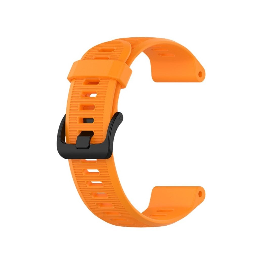 Rigtigt pænt Universal Garmin Silikone Rem - Orange#serie_6