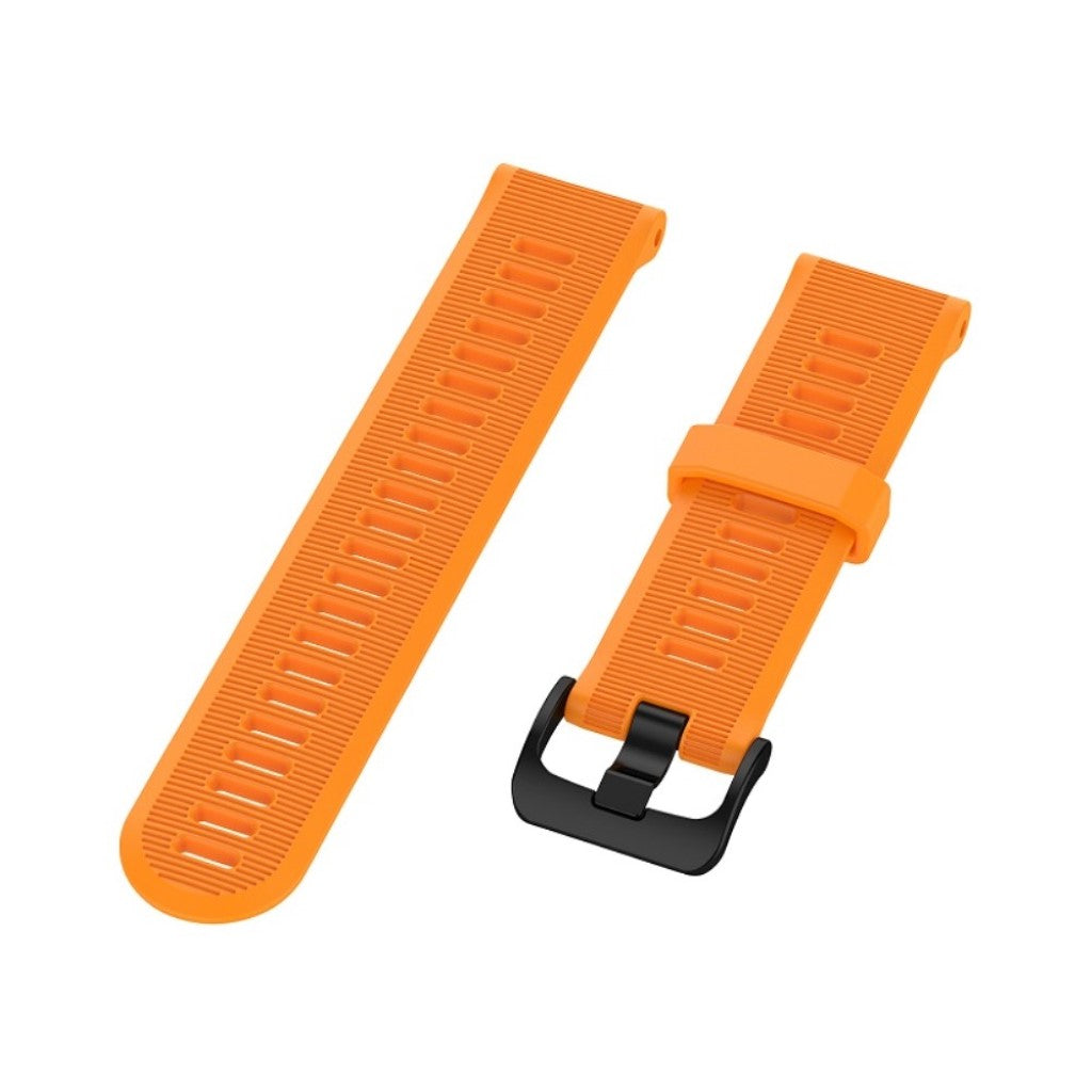 Rigtigt pænt Universal Garmin Silikone Rem - Orange#serie_6