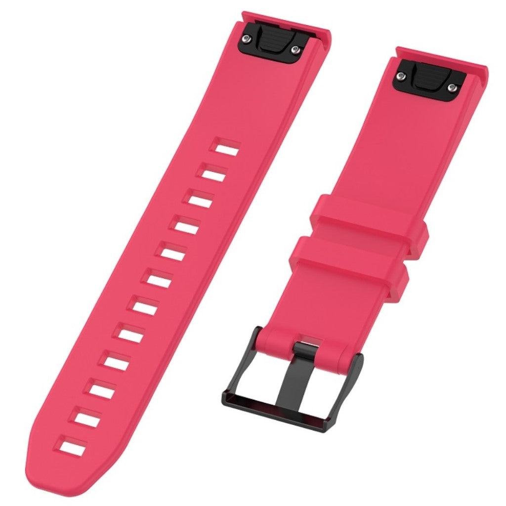 Helt vildt fantastisk Universal Garmin Silikone Rem - Pink#serie_3