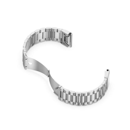 Nydelig Universal Garmin Metal Rem - Sølv#serie_087