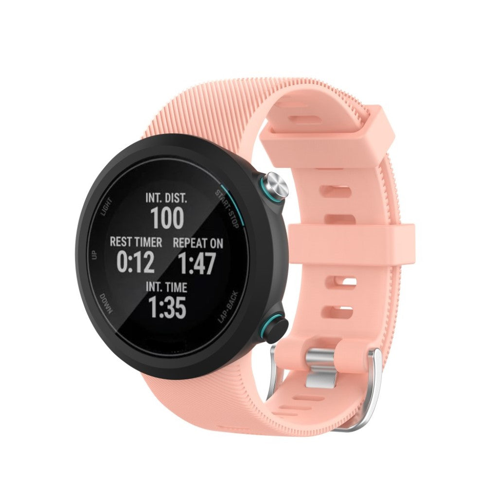 Rigtigt kønt Universal Garmin Silikone Rem - Pink#serie_5