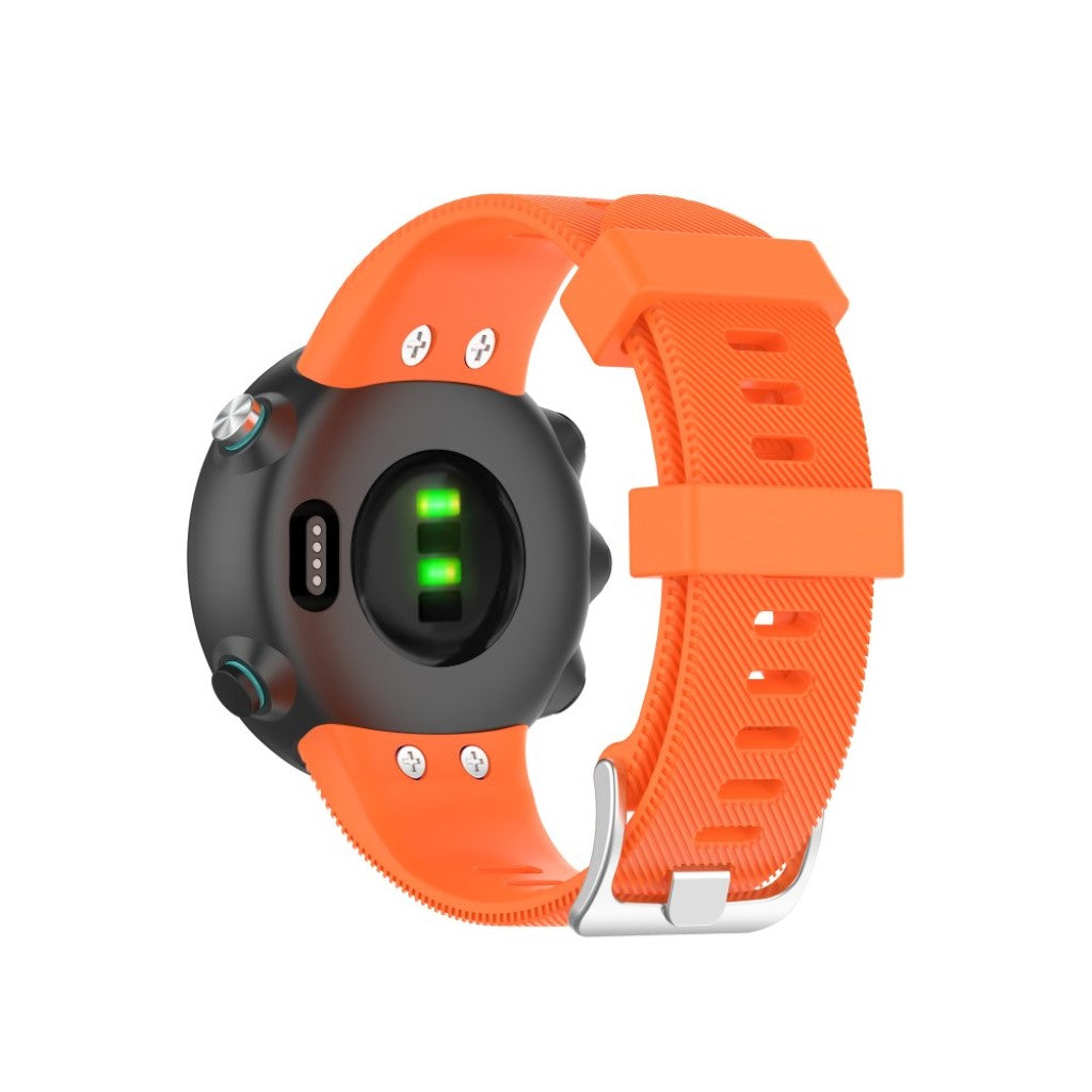 Rigtigt kønt Universal Garmin Silikone Rem - Orange#serie_6