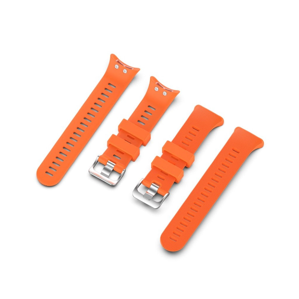 Rigtigt kønt Universal Garmin Silikone Rem - Orange#serie_6