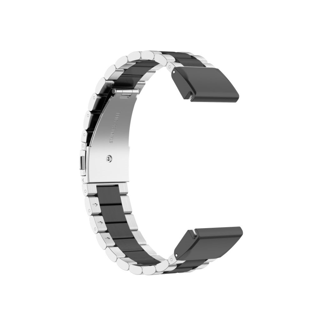 Mega komfortabel Universal Garmin Metal Rem - Sølv#serie_3