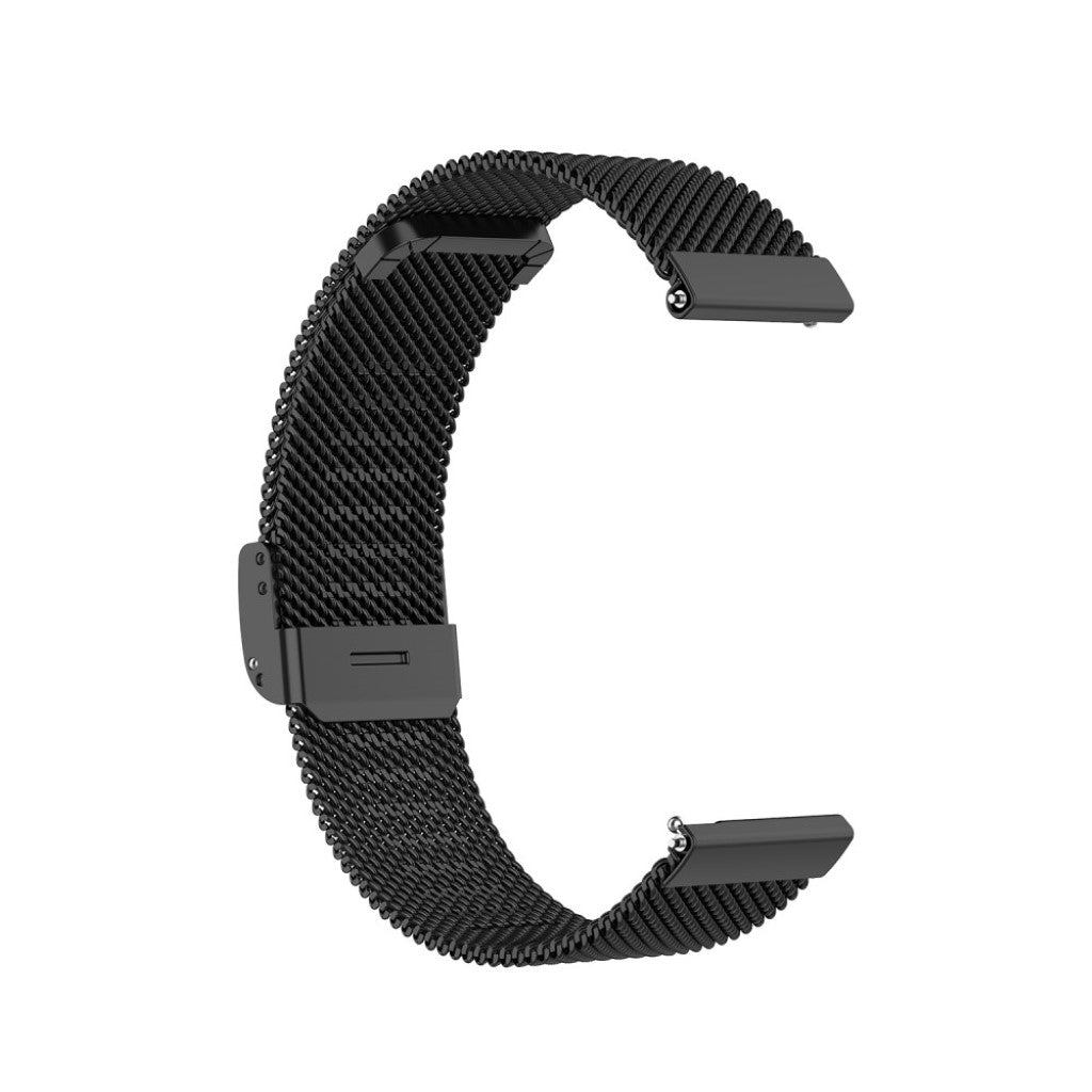 Yndigt Garmin Vivomove 3S / Garmin Vivoactive 4S Metal Rem - Sort#serie_1