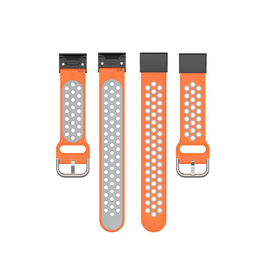 Stilren Universal Garmin Silikone Rem - Orange#serie_4