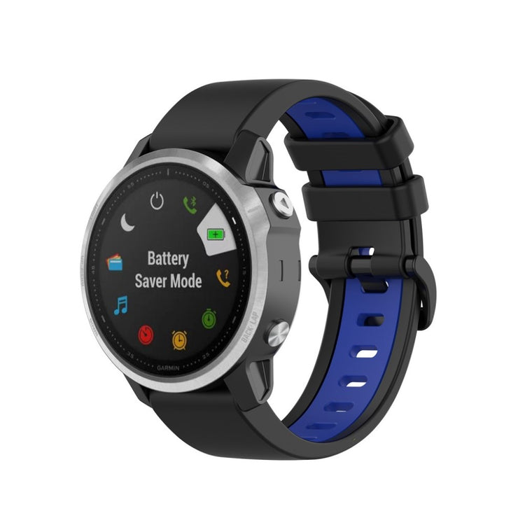 Meget cool Garmin Fenix 6S / Garmin Fenix 5S Silikone Rem - Sort#serie_1