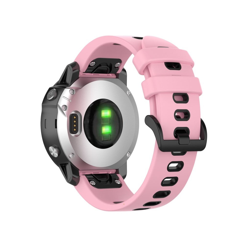 Meget cool Garmin Fenix 6S / Garmin Fenix 5S Silikone Rem - Pink#serie_5