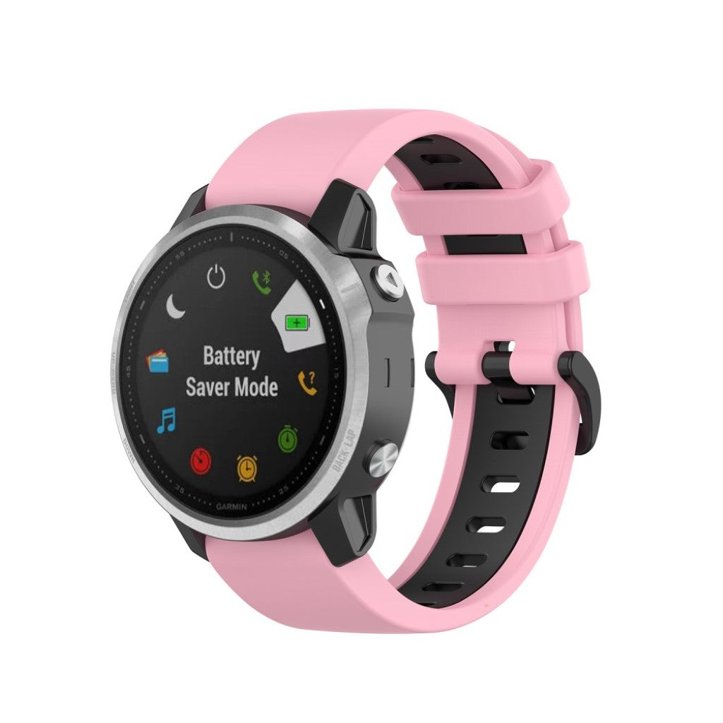 Meget cool Garmin Fenix 6S / Garmin Fenix 5S Silikone Rem - Pink#serie_5