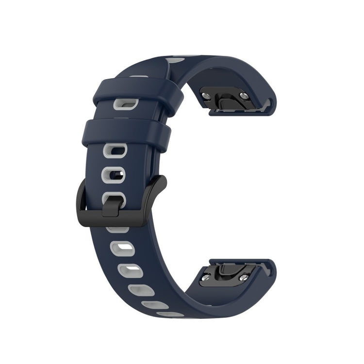 Meget cool Garmin Fenix 6S / Garmin Fenix 5S Silikone Rem - Blå#serie_8