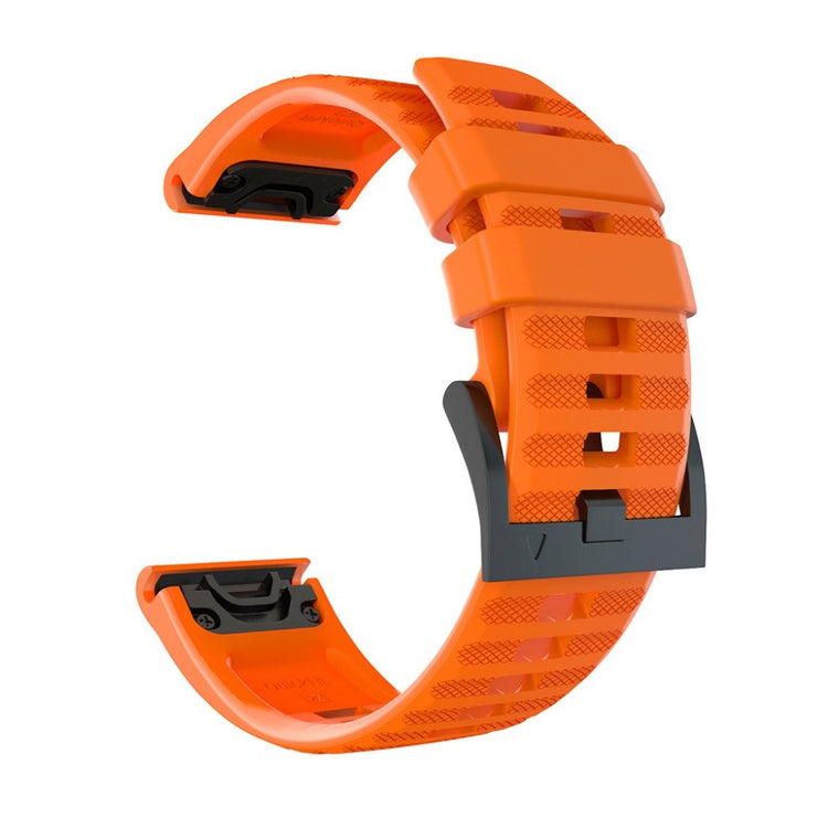 Kønt Garmin Fenix 6X Pro / Garmin Fenix 6X Silikone Rem - Orange#serie_4