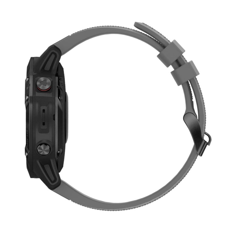 Sejt Garmin Fenix 5 Silikone Rem - Sølv#serie_3