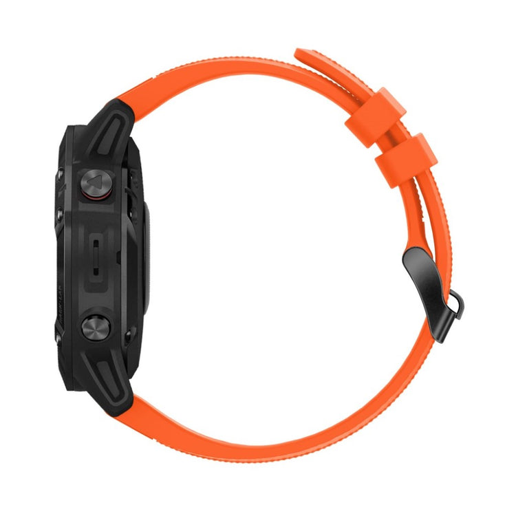 Sejt Garmin Fenix 5 Silikone Rem - Orange#serie_6