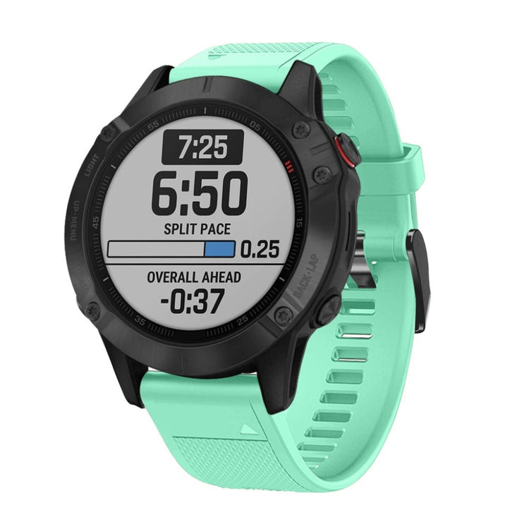 Sejt Garmin Fenix 5 Silikone Rem - Grøn#serie_8