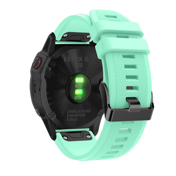 Sejt Garmin Fenix 5 Silikone Rem - Grøn#serie_8