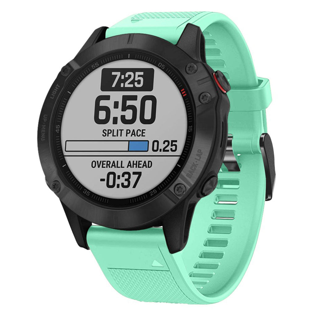 Sejt Garmin Fenix 5 Silikone Rem - Grøn#serie_8