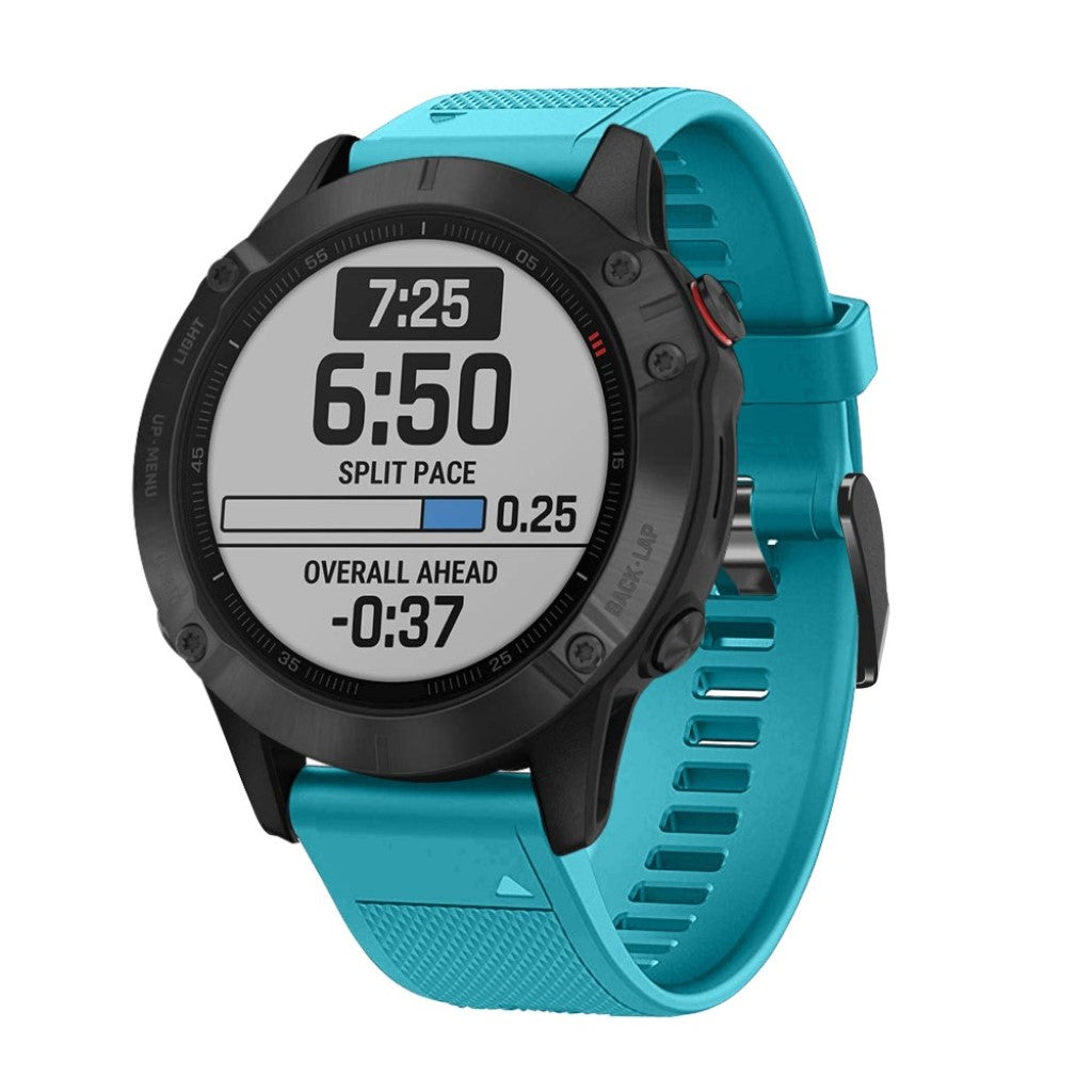 Sejt Garmin Fenix 5 Silikone Rem - Grøn#serie_9