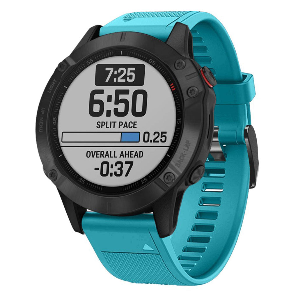 Sejt Garmin Fenix 5 Silikone Rem - Grøn#serie_9