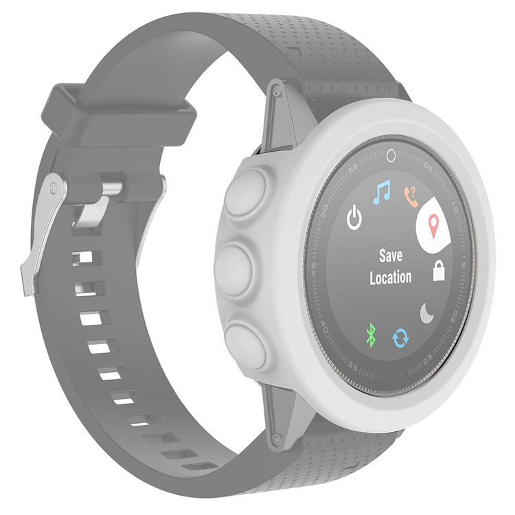 Garmin Fenix 5X  Silikone Bumper  - Hvid#serie_1