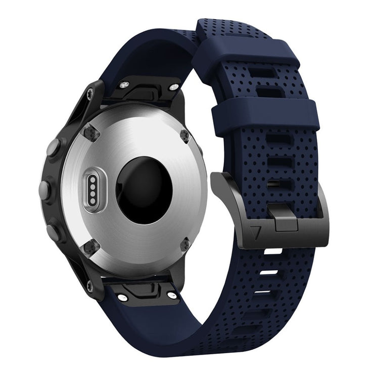 Vildt skøn Garmin Fenix 5S Silikone Rem - Blå#serie_11