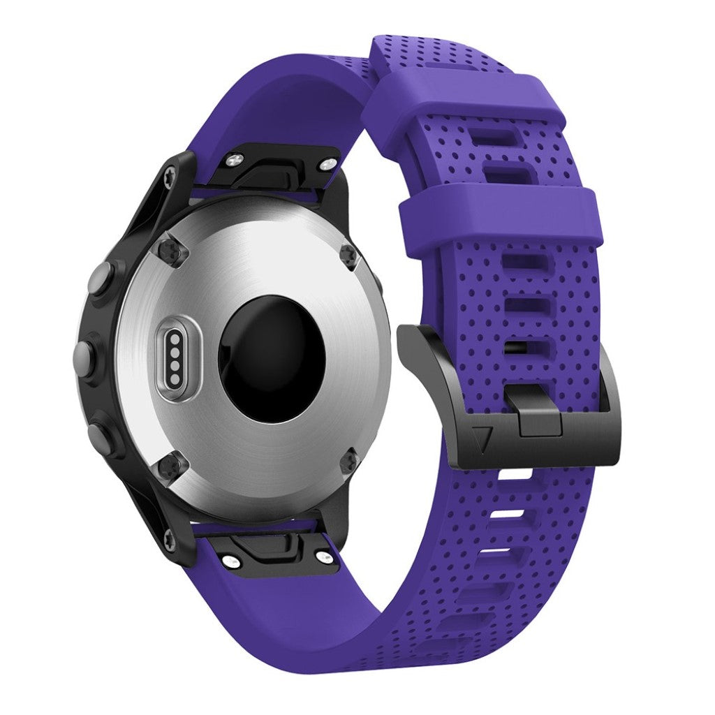 Vildt skøn Garmin Fenix 5S Silikone Rem - Lilla#serie_12