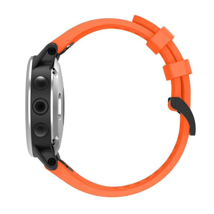 Vildt skøn Garmin Fenix 5S Silikone Rem - Orange#serie_4