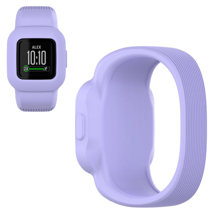 Fantastisk Garmin Vivofit Jr 3 Silikone Rem - Størrelse: L - Lilla#serie_10