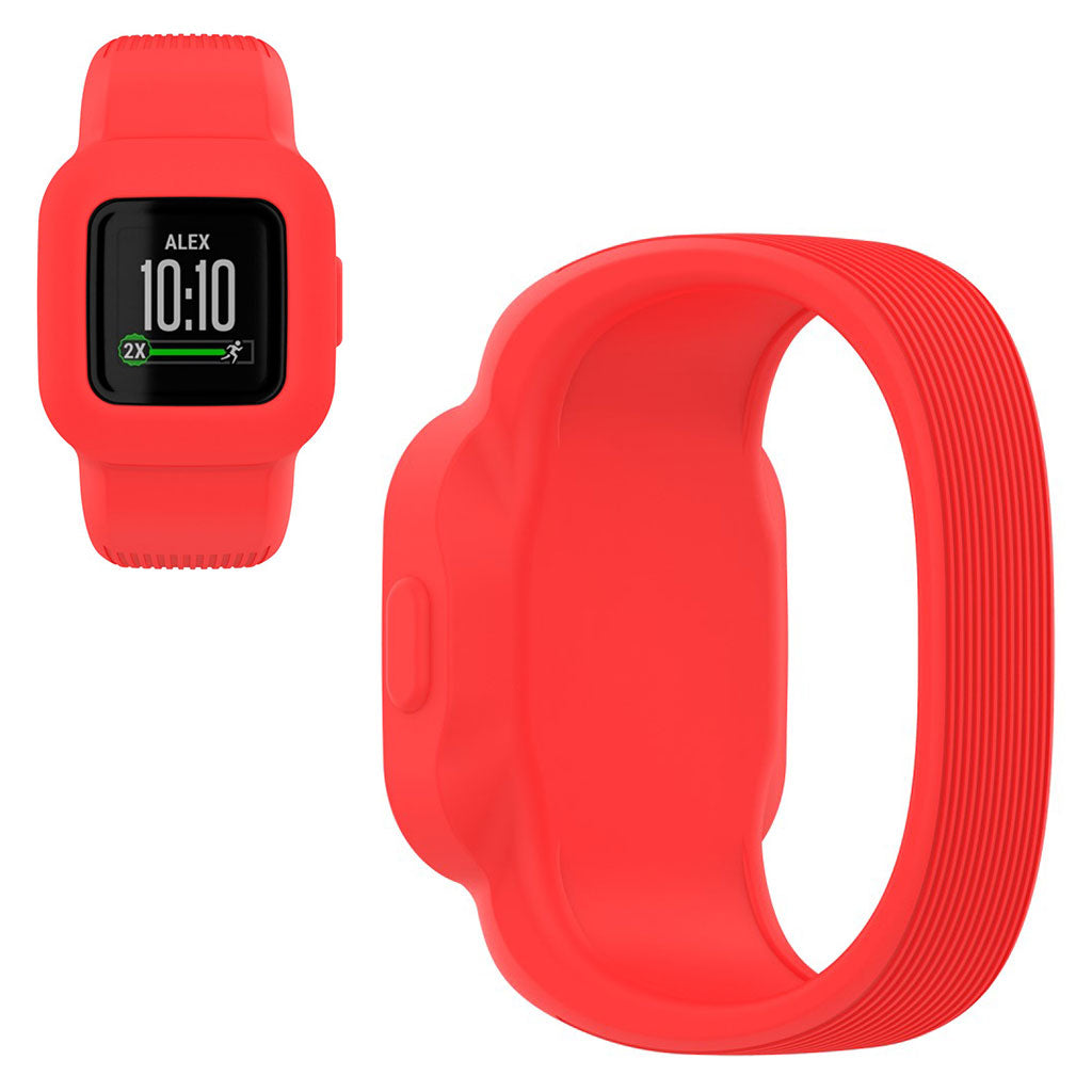 Fantastisk Garmin Vivofit Jr 3 Silikone Rem - Størrelse: L - Rød#serie_4