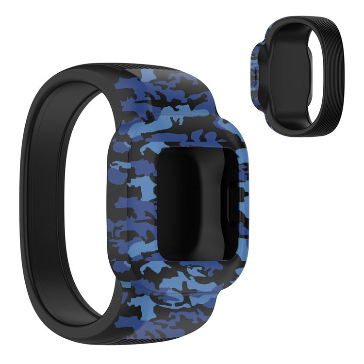 Fremragende Garmin Vivofit Jr 3 Silikone Rem - Størrelse: L - Blå#serie_1