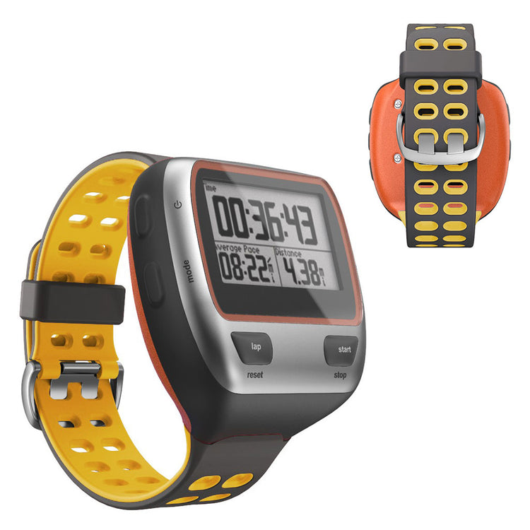 Nydelig Garmin Forerunner 310XT Silikone Rem - Gul#serie_3