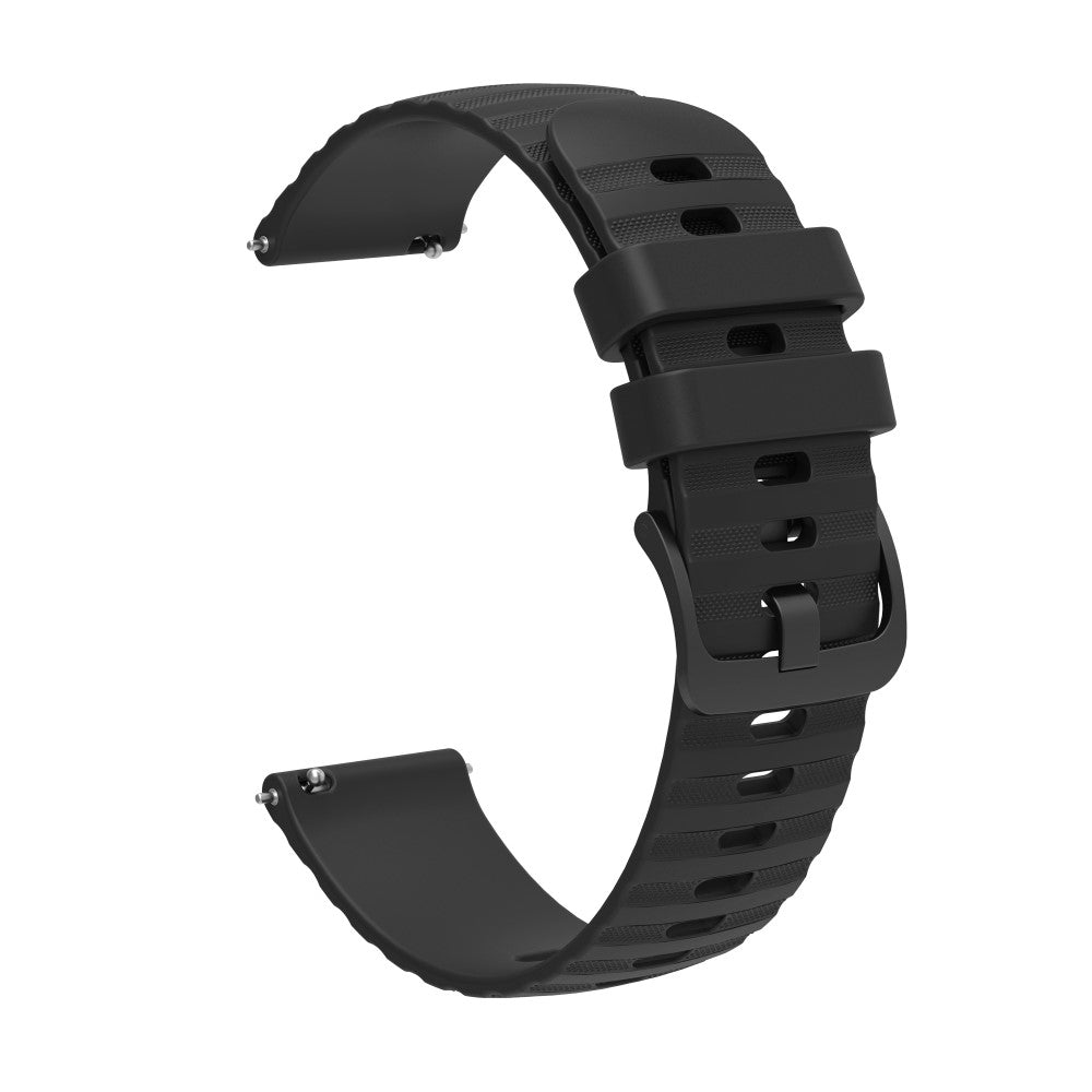 Meget nydelig Universal Garmin Silikone Rem - Sort#serie_3