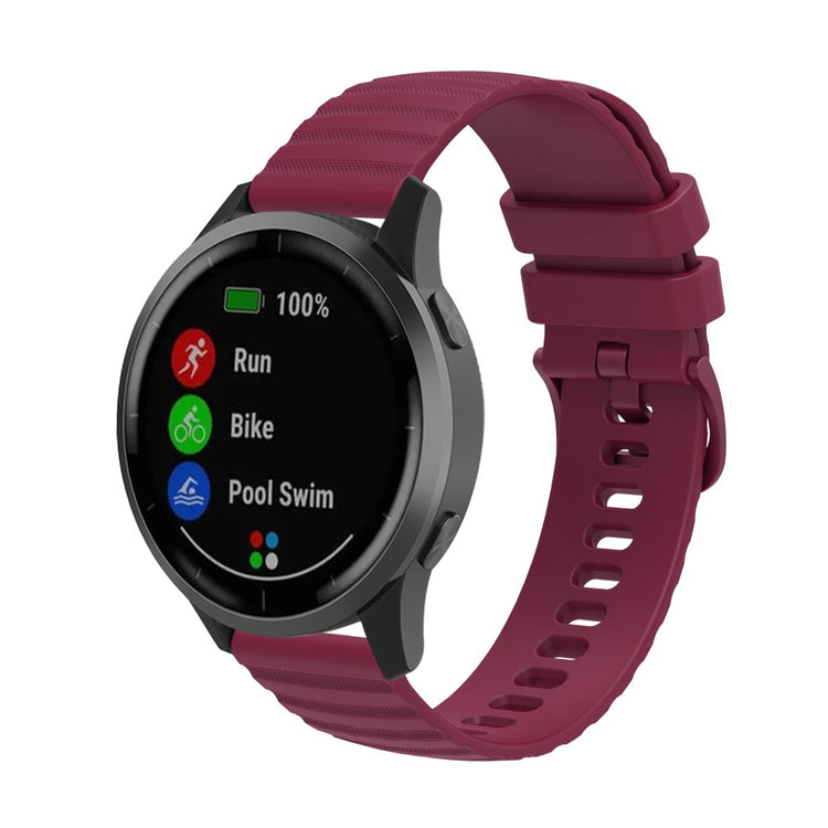 Meget nydelig Universal Garmin Silikone Rem - Rød#serie_6