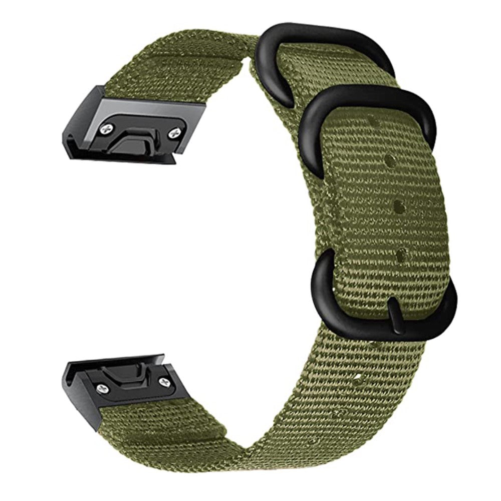 Meget flot Universal Garmin Nylon Rem - Grøn#serie_1