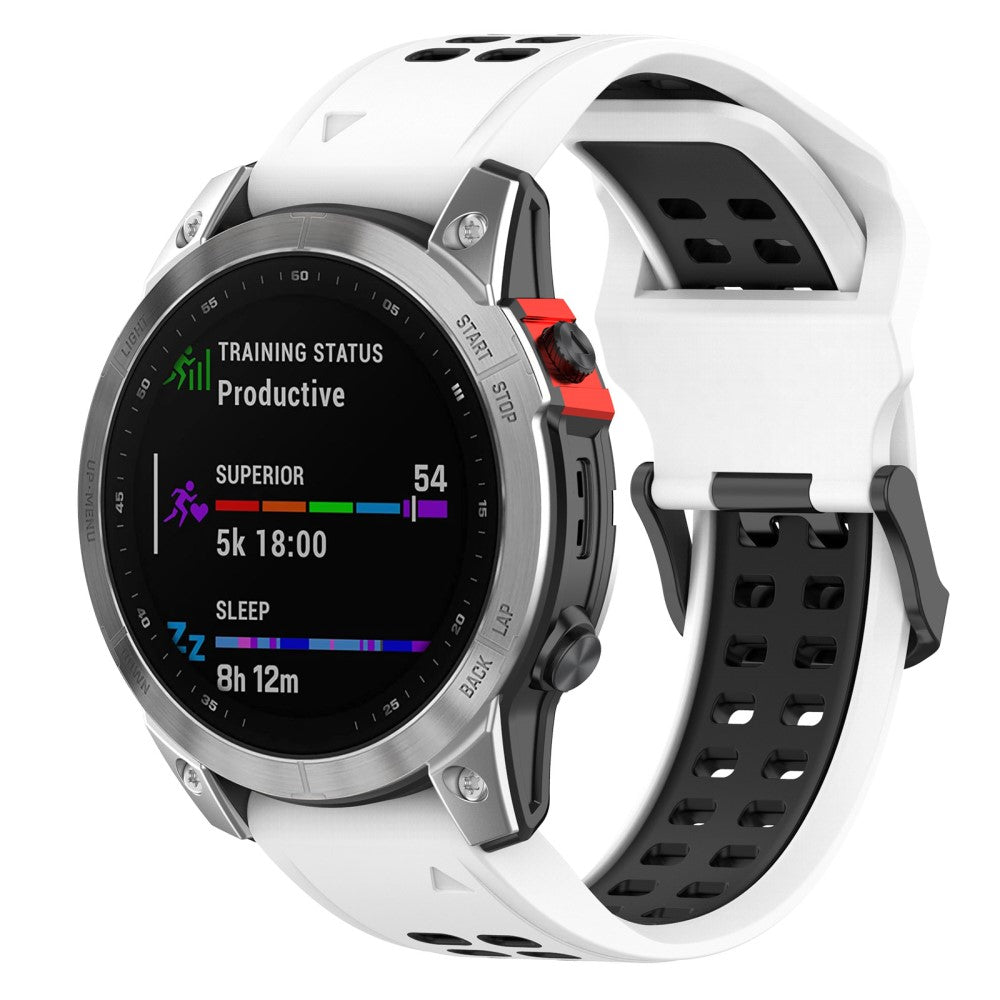Udsøgt Universal Garmin Silikone Rem - Hvid#serie_1