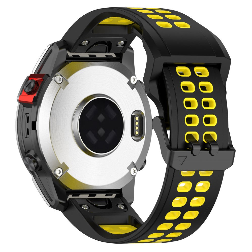 Mega flot Universal Garmin Silikone Rem - Sort#serie_10