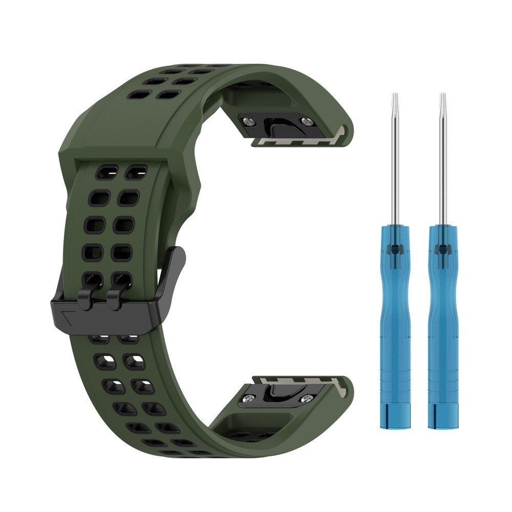 Udsøgt Universal Garmin Silikone Rem - Grøn#serie_3