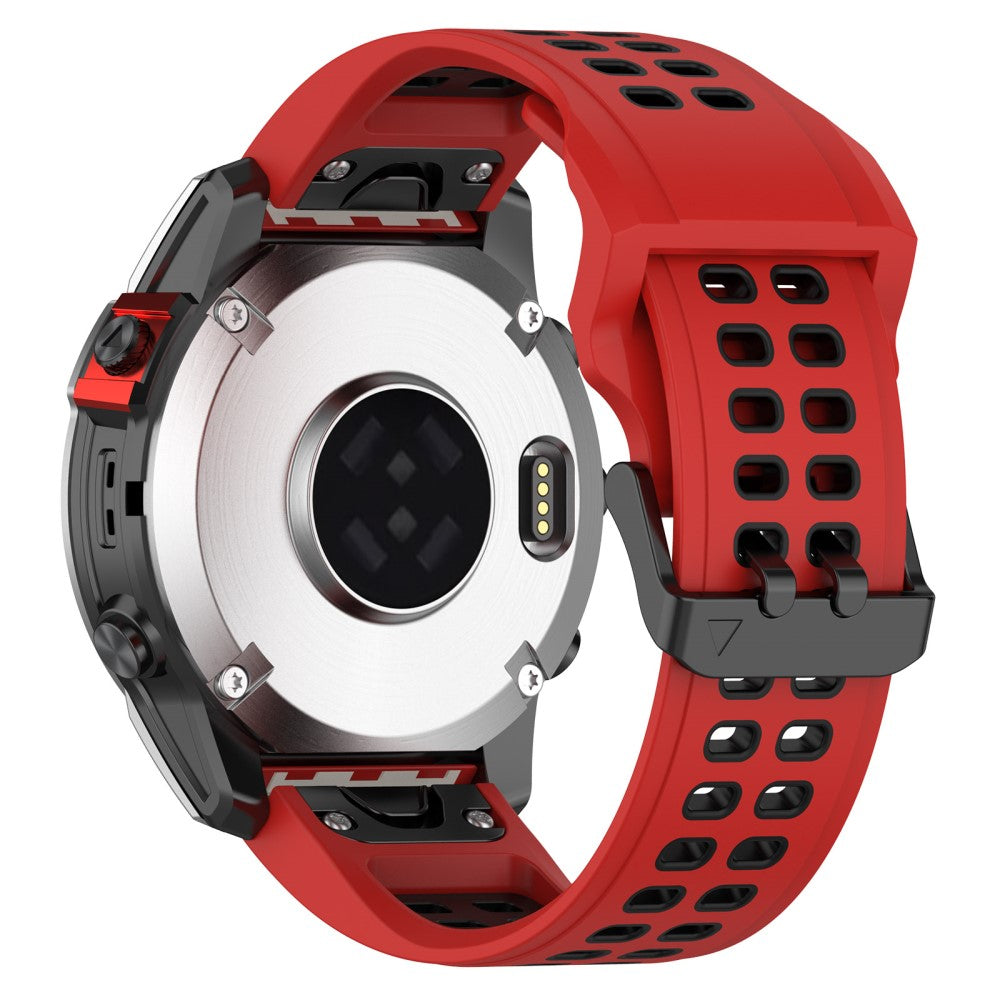 Mega flot Universal Garmin Silikone Rem - Rød#serie_5